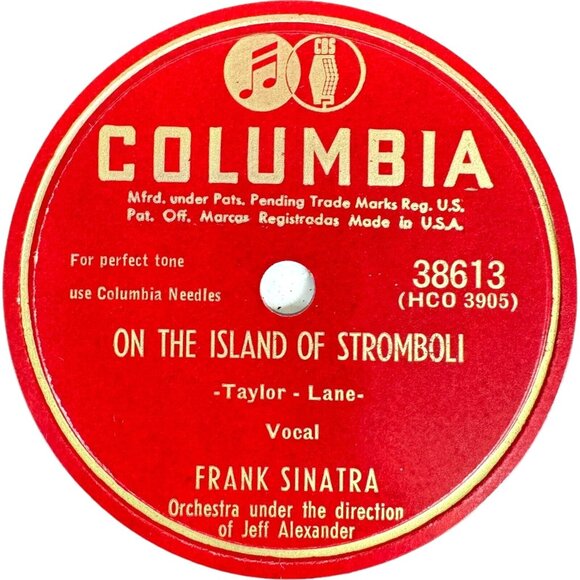 Frank Sinatra Mad About You 10in Shellac 78 RPM Columbia 38613 Vintage Record - Picture 4 of 4
